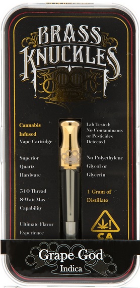 Newest Gold Brass Knuckles Connected Abracadabra Napalm OG Vape