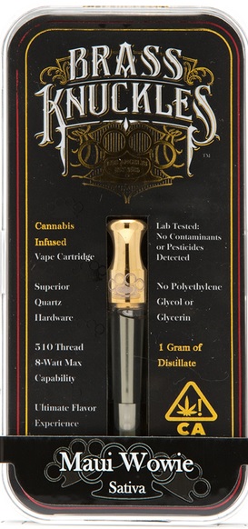 Newest Gold Brass Knuckles Connected Abracadabra Napalm OG Vape