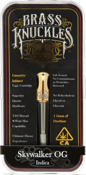 Brass Knuckles Blueberry Indica 420 Oil/Wax Vape Cartridge Review